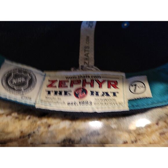 San Jose Sharks NHL Hat Cap Black Hockey Mens Fitted Size 7 1/4 Zephyr - Picture 5 of 8